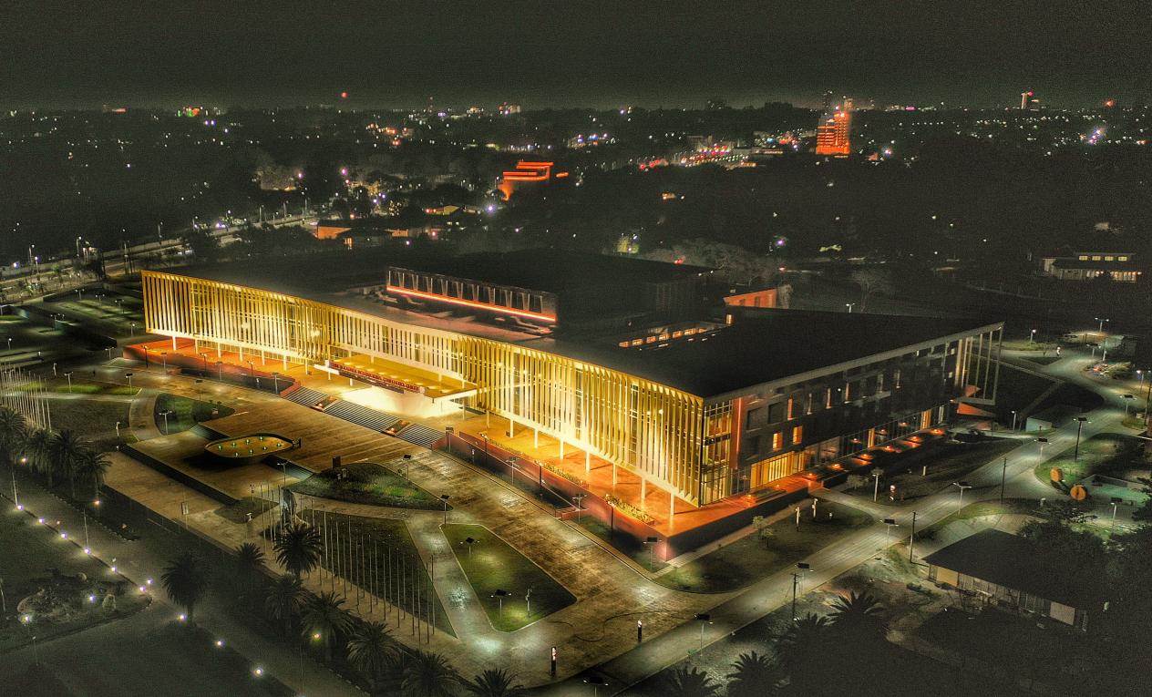 The Zambia International Conference Center project was completed and handed over
